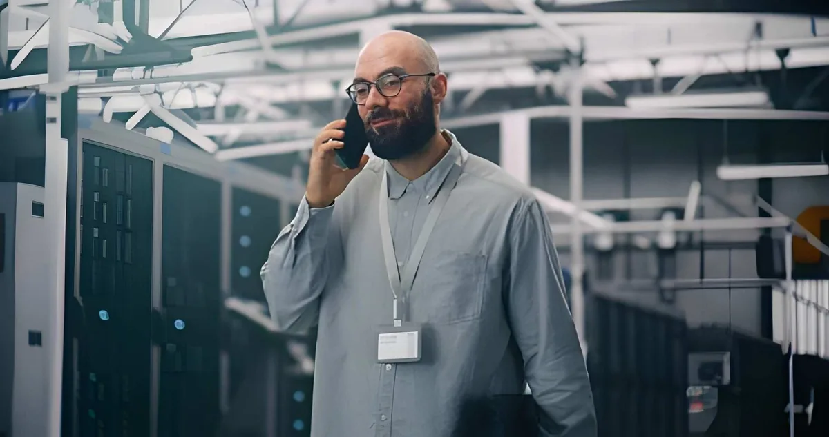Audyt IT - administrator systemów w serwerowni