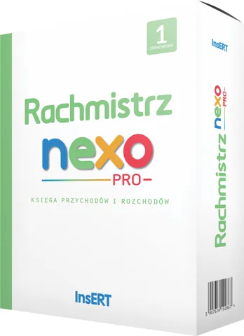 Rachmistrz nexo PRO - pudełko produktu InsERT