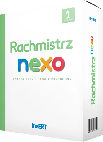 Rachmistrz nexo - pudełko produktu InsERT